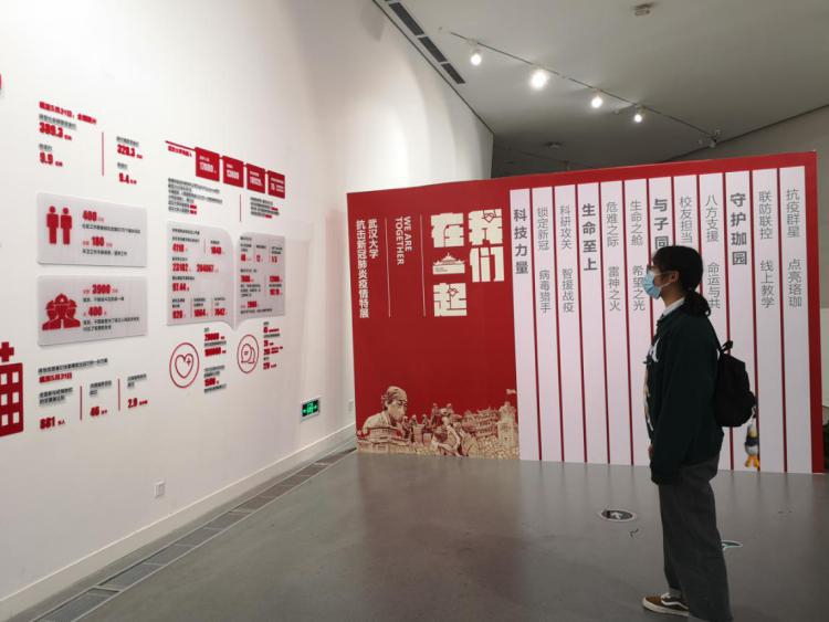 参观“我们在一起”太阳成集团tyc9728抗击新冠肺炎疫情特展.jpg